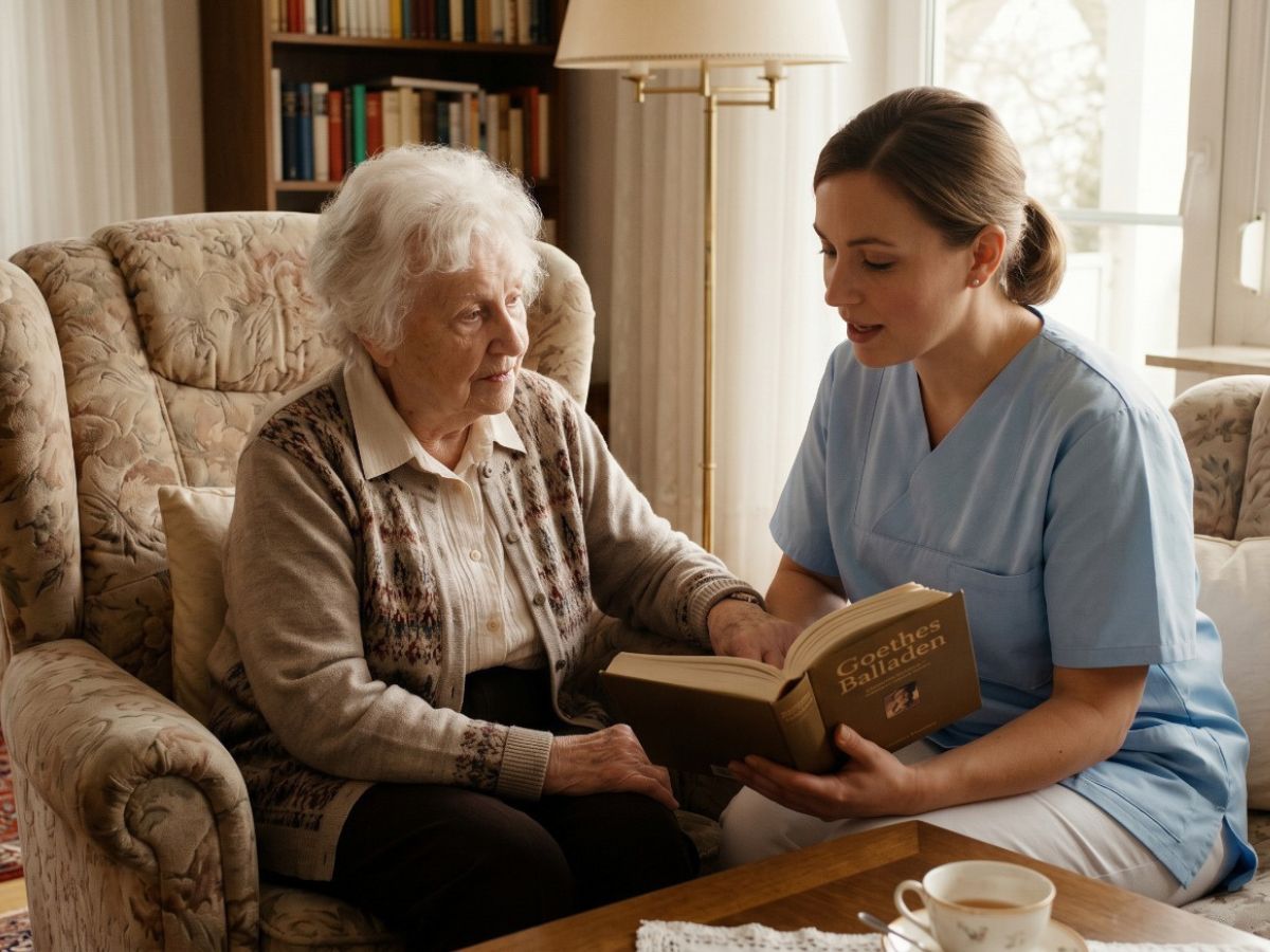 Beratungsgespräch zur häuslichen Betreuung